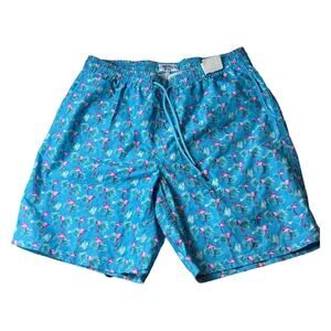 Beach Bros Tropical Flamingo Swim Shorts Size XXXL